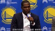篮球-16年-凯文杜兰特加盟勇士新闻发布会-新闻