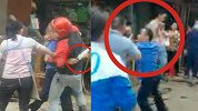 广东河源一城管动刀拎砖与商贩冲突？官方：街道人员，警方已介入