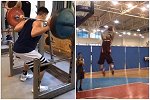 同曦队近期训练动态：万圣伟深蹲加练力量 杨皓喆秀弹跳双手暴扣