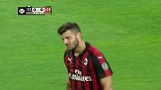 还是腿太短 米兰左路再送致命传中 库特罗内门前包抄失良机