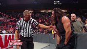 WWE-18年-RAW第1326期：未播出画面 赛斯·罗林斯遭队友安布罗斯袭击黯然起身离场-花絮