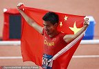现场实拍男子110米栏决赛 谢文骏夺冠助中国队完成9连冠