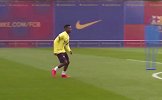 巴萨未来！法蒂最新训练高光天赋异禀
