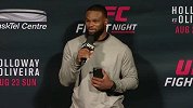 UFC-15年-伍德利出席格斗之夜74萨斯卡通站赛前发布会全程-全场
