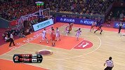 CBA-1617赛季-常规赛-第29轮-丁彦雨航全场一条龙上篮 被外援撞倒险受伤-花絮