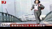 最理想女性工作 中学教师居首-12月20日