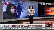 环保部：公众普遍赞成PM2.5纳入空气质量标准