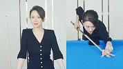 九球天后潘晓婷教你如何“架手” 球迷：凤眼架杆有点帅