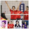 大学生女排选手撞脸各路女星 刘亦菲醒目张钧甯葛天神似