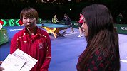 2018乒乓球世界杯女团决赛 朱雨玲赛后采访机智问答笑翻全场-花絮