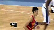 男篮亚洲杯-14年-淘汰赛-季军赛-神似大郅！周琦梦幻脚步晃过对手上篮命中-花絮