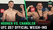 UFC257联合主赛就位！丹-霍克和钱德勒顺利过磅