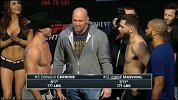 UFC-17年-UFC ON FOX 23主赛选手面对面赛前称重仪式现场-花絮