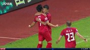边路超车+1V3禁区漫步 中甲也有贝尔+C罗式配合
