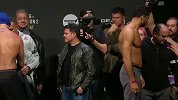 UFC-16年-UFC204主赛选手面对面赛前称重仪式现场-花絮