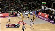 CBA-1415赛季-常规赛-第14轮-哈德森助攻韩德君篮下打中两分(辽宁vs广厦)-花絮