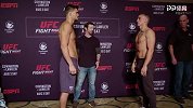 UFC纽瓦克站称重对视集锦 “无情”劳勒VS美国嘴炮
