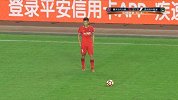 中超-17赛季-联赛-第5轮-第82分钟射门 又是米神用他受伤的头 提醒守门员时刻保持警惕 -花絮