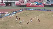 延边右路起高球造禁区混乱 韩青松扣出空挡贴地斩被扑