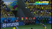 世界杯-14年-小组赛-C组-第1轮-哥伦比亚队耶佩斯抢点顶门顶在了横梁上-花絮