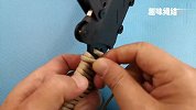 趣味绳结，带孔刀柄、手柄结捆绑方法，简单、好看、实用