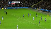 英足总杯-1314赛季-淘汰赛-第5轮-席尔瓦斜传哲科劲射被扑出-花絮