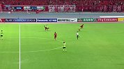 亚冠-16赛季-淘汰赛-1/4决赛-第1回合 第20分钟射门 上港门前头球抢点于海插上飞身鱼跃被门将没收-花絮