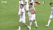 王寿挺禁区内倒三角传球 杨挺推射破门杀死比赛