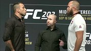 UFC-16年-UFC203主赛选手面对面赛前发布会现场-花絮