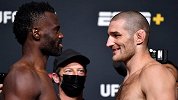 UFC on ESPN28期对视集锦：霍尔斯特里克兰笑脸相迎