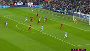 第19分钟曼城球员贝尔纳多·席尔瓦进球 曼城2-0富勒姆