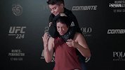 UFC-18年-人美心善 UFC224公开训练巴柔女神邓恩被小粉丝裸绞-花絮
