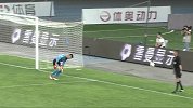 普雷西亚多外围轰门 皮球打在防守球员身上弹出底线