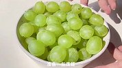自制青提冰粉，冰凉Q弹巨好吃