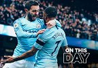 历史上的今天：曼城回顾3月4日经典时刻 4粒进球4场零封太强悍