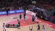 CBA-1415赛季-常规赛-第22轮-杰特分球 李敬宇右翼底角飚射三分（山东vs广东）-花絮