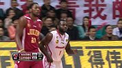 CBA-1415赛季-常规赛-第21轮-拜纳姆强突拉杆上篮命中压哨球（广东vs吉林）-花絮