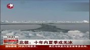 北极冰盖加速融化 十年内夏季或无冰