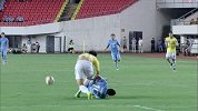 中国足协杯-17赛季-淘汰赛-1/4决赛次回合-第18分钟犯规 铁卫争顶跳起过高 特谢拉被顶翻倒地不起-花絮
