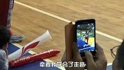 CBA-1314赛季-常规赛-朱芳雨版爸爸去哪儿：朱杰煊场边玩耍 天真无邪赛黑米-新闻