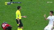 下半场补时第5分钟马赛球员酒井宏树黄牌
