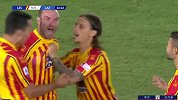 第47分钟莱切球员卢乔尼进球 莱切2-1拉齐奥