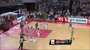 篮球-14年-中澳国际男篮对抗赛第4场：内维尔吊篮下接队友回传跟进单手的劈扣-花絮