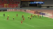 中国足协杯-17赛季-淘汰赛-半决赛首回合-第23分钟射门 上港率先做出人员调整 吕文君替补上场即获得机会-花絮