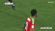 带刀后卫！阿曼任意球配合盖拉尼重炮轰门擦柱而出