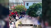 4米大锅炒3000斤杀猪菜！20人抡勺，可供千人开席，锅铲就有20多公斤
