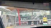 韩国一航班北京降落前遇冰雹和雷电，风挡玻璃出现裂痕