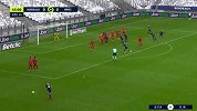 上半场补时第3分钟波尔多球员巴勃罗射门 - 打偏