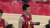 男篮友谊赛-13年-中新男篮对抗赛G2：郭艾伦欧洲步上篮打成2+1-花絮