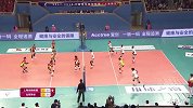 排超-1718赛季-女排联赛-山东精妙交叉配合 杜清清网前扣杀扳平比分-花絮
